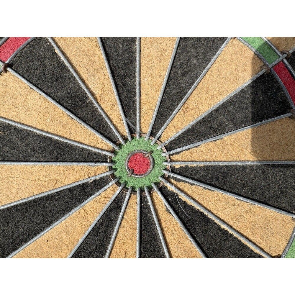 Vintage Winmau 1980s BDO Accudart Dartboard Made In England